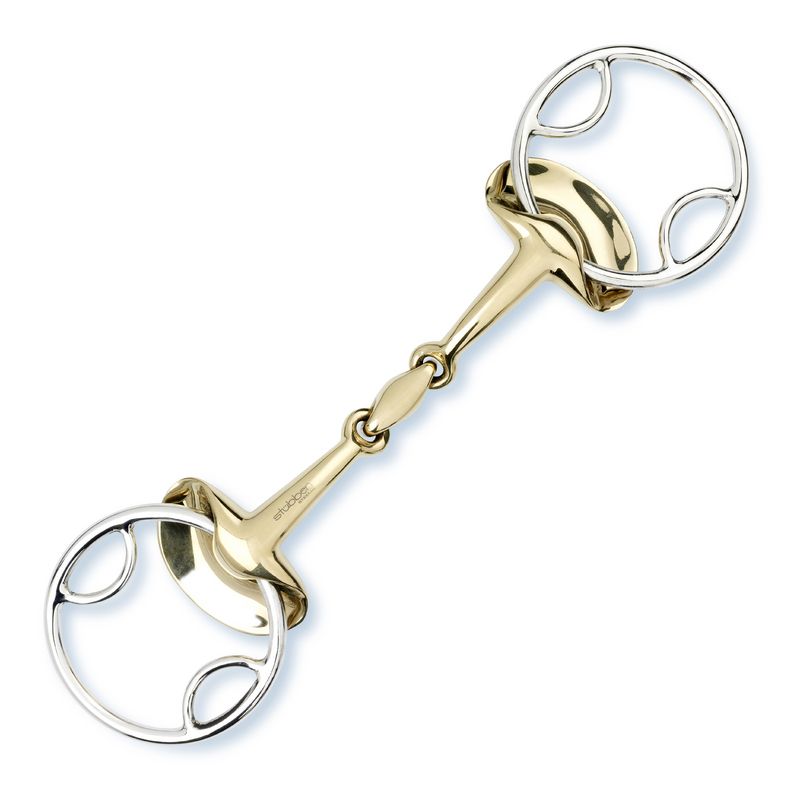 Stubben Golden Wings 4 in1 Bit - Double Broken