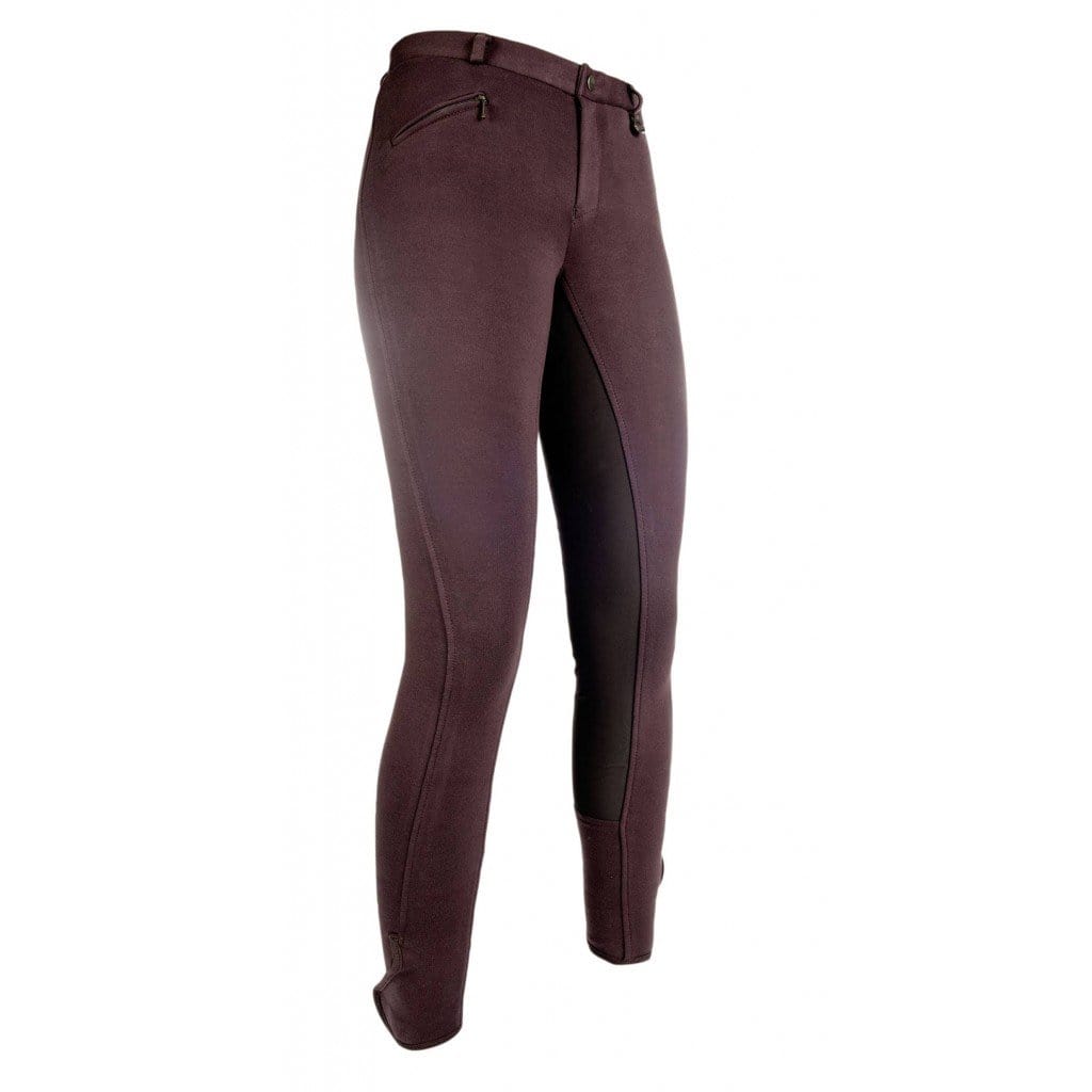 Pantalon d'équitation pour enfants HKM Basic Belmtex Grip 3/4 places