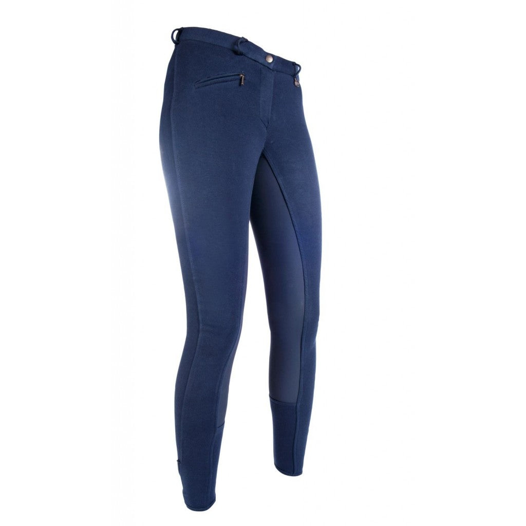 Pantalon d'équitation pour enfants HKM Basic Belmtex Grip 3/4 places