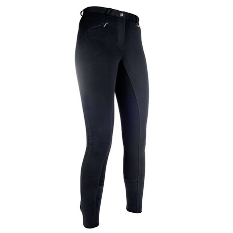 Pantalon d'équitation pour enfants HKM Basic Belmtex Grip 3/4 places
