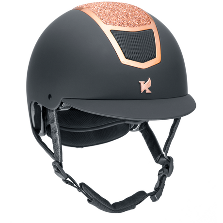 Karben Valentina Riding Hat #colour_black-rose-gold