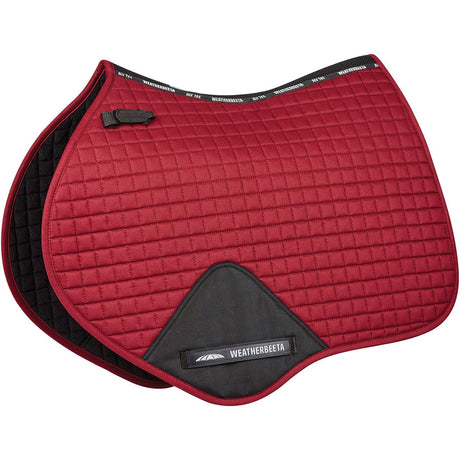 Weatherbeeta Prime Jump Saddle Pad #colour_maroon