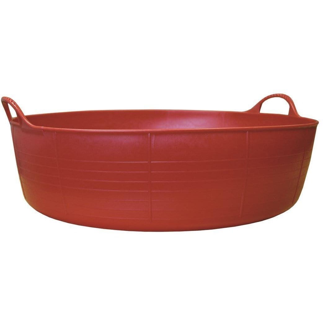 Roter Gorilla-Tubtrug, flexibel, groß, flach
