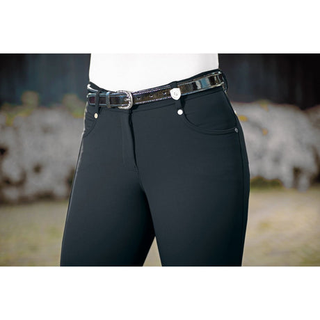 HKM LG Basic Silikon-Kniebesatz-Reithose