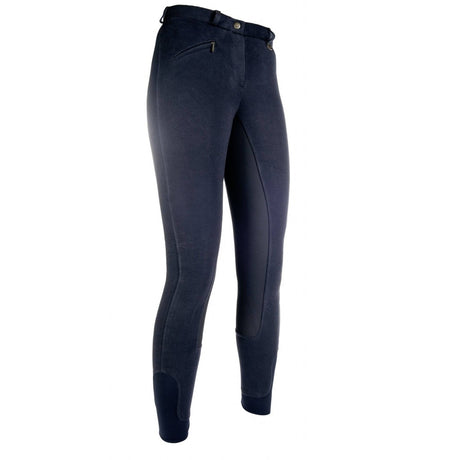 Pantalon d'équitation pour enfants HKM Basic Belmtex Grip Easy 3/4 places