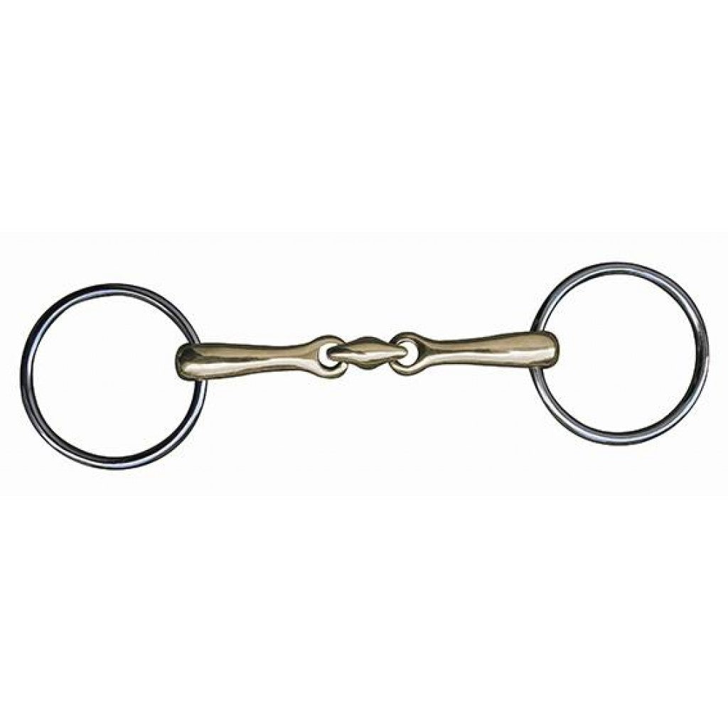 HKM Loose Ring Bradoon With Lozenge 14mm Argentan