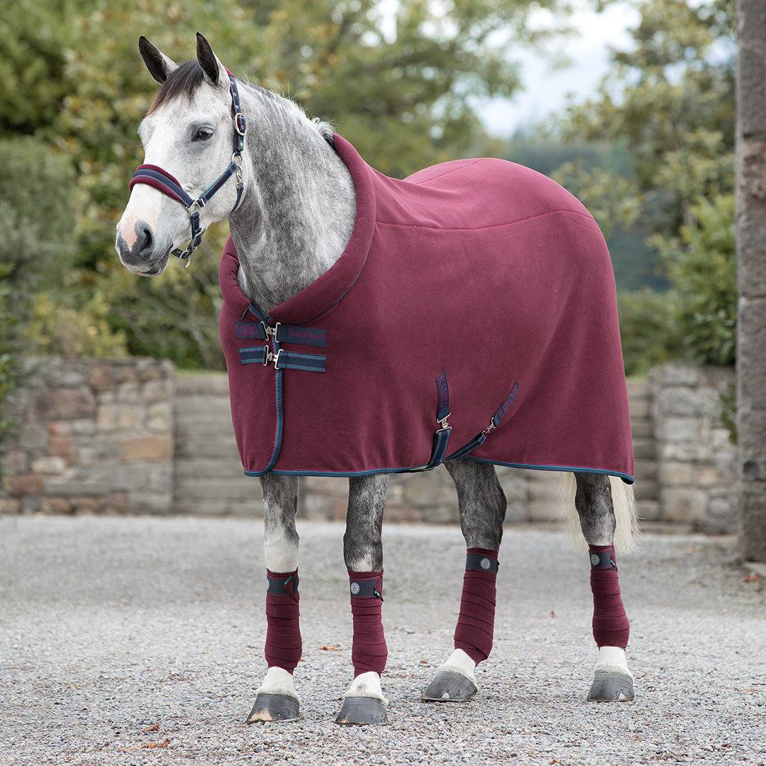 Horseware Ireland Rambo Cosy Fleece #colour_burgundy