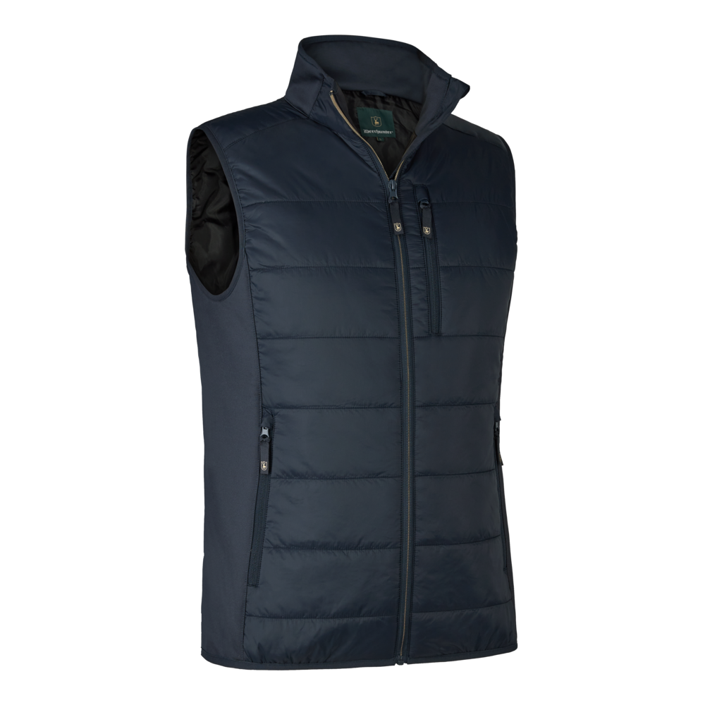 Deerhunter Men's Heat Padded Waistcoat #colour_dark-blue