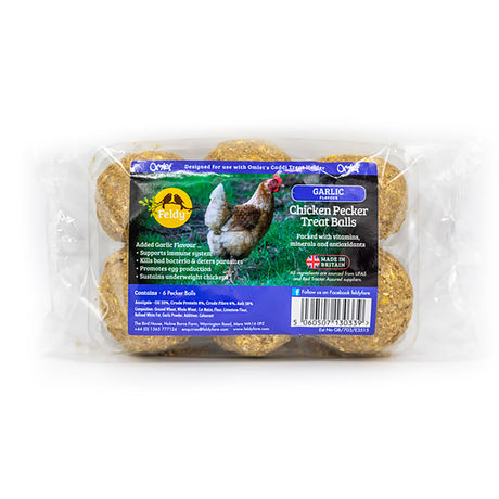 Feldy Chicken Pecker Treat Balls #flavour_garlic