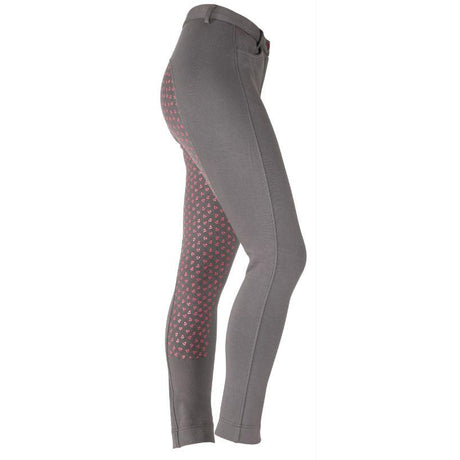 Shires Aubrion Highbury Ladies Jodhpurs #colour_grey-pink