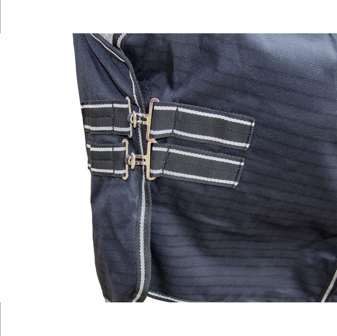 HKM Innsbruck fleece Lining Highneck Rug 1200D #colour_black