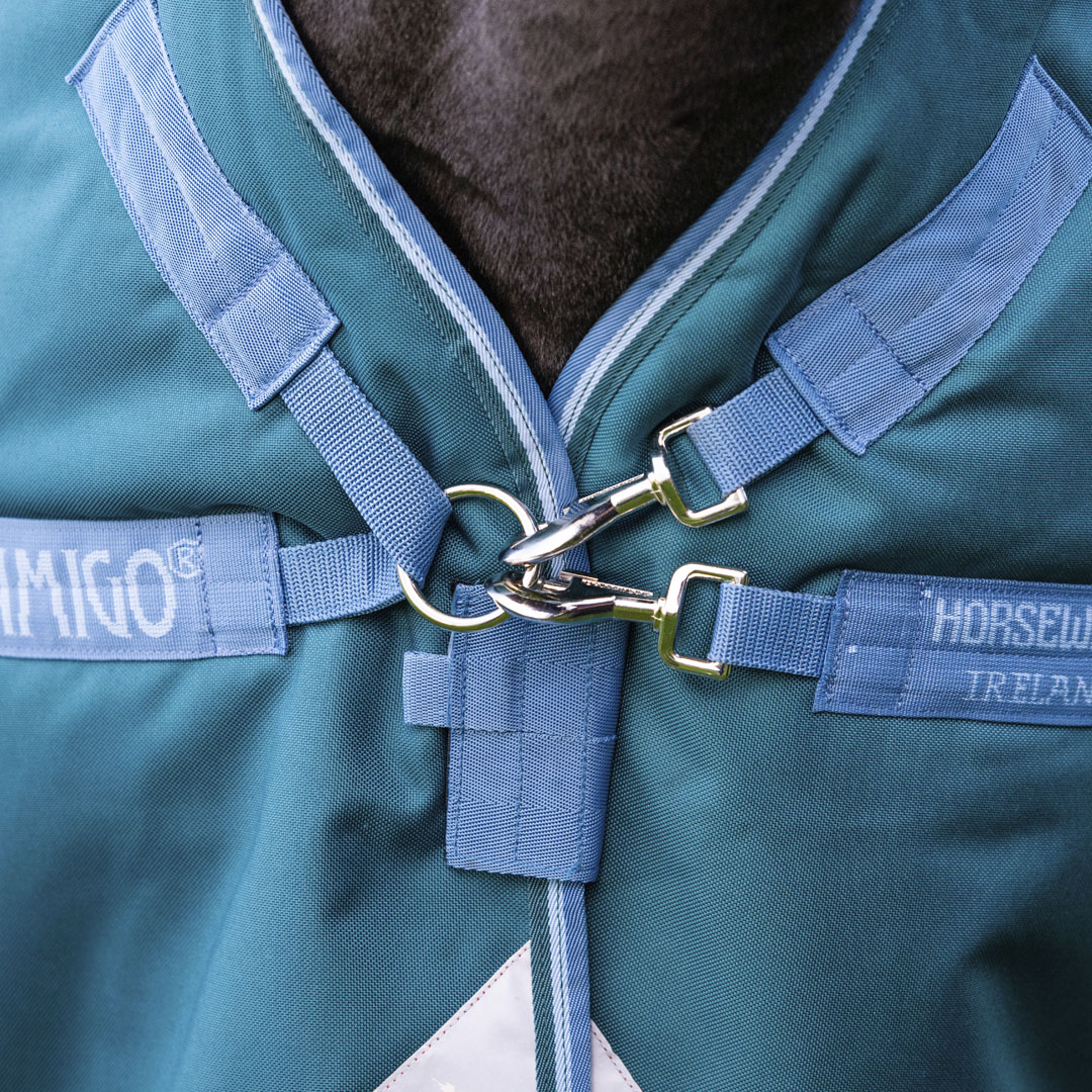 Horseware Ireland Amigo Bravo 12 Wug 0g Lite Turnout Rug #colour_storm-green-turquoise-aqua