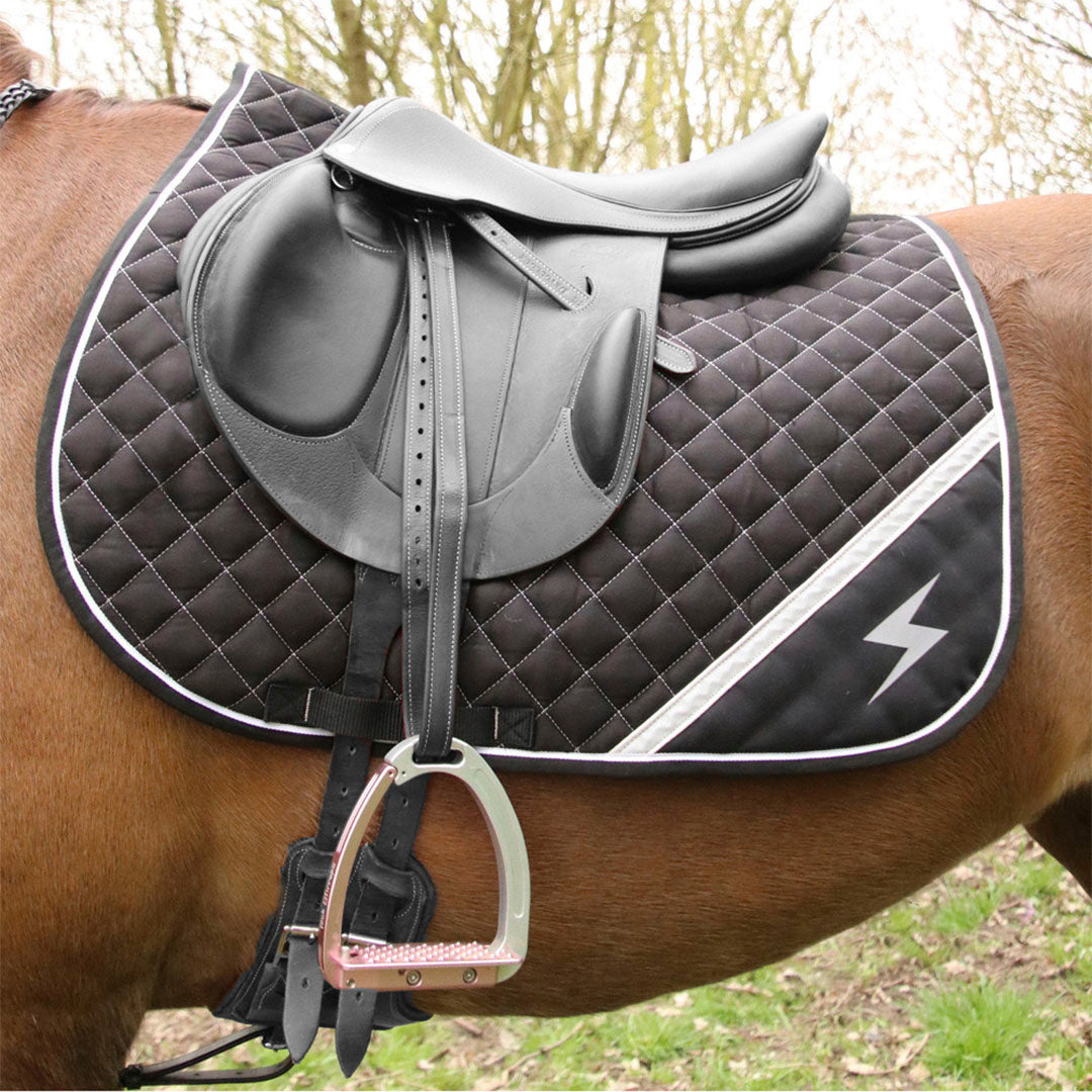 Hy Equestrian Silva Flash Reflective Saddle Pad