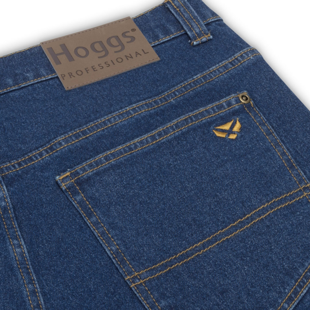 Hoggs of Fife Clyde Men's Comfort Denim Jeans #colour_stonewash