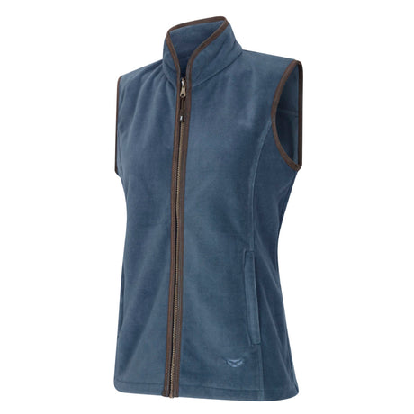 Hoggs of Fife Stenton Ladies Fleece Gilet #colour_slate-grey