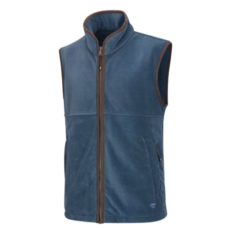 Hoggs of Fife Stenton Men's Technical Fleece Gilet #colour_slate-grey