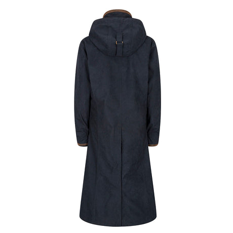 Hoggs of Fife Struther Ladies Waterproof Long Riding Coat #colour_navy