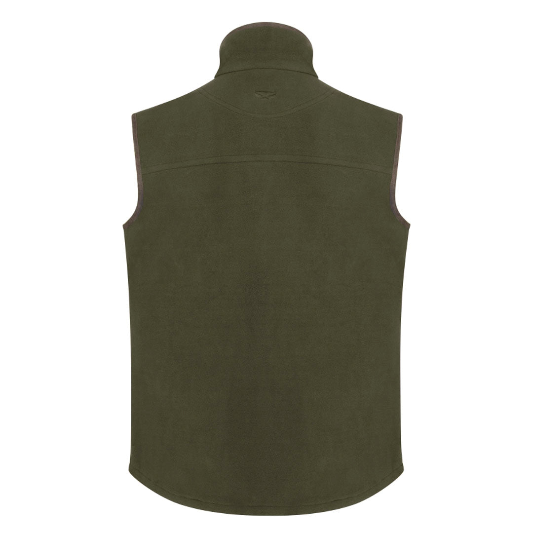 Hoggs of Fife Woodhall Men's Fleece Gilet #colour_green