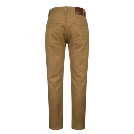 Hoggs of Fife Carrick Men's Technical Stretch Moleskin Jeans #colour_dried-moss