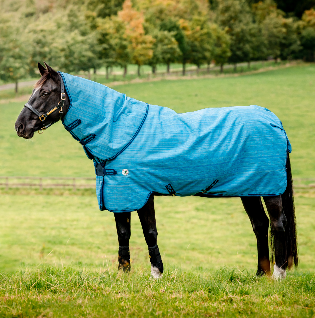 HORSEWARE Ireland Amigo Isolateur lourd, couleur : bleu marine/bleu marine et blanc, taille : 78 (ABRA23-BBW0-78