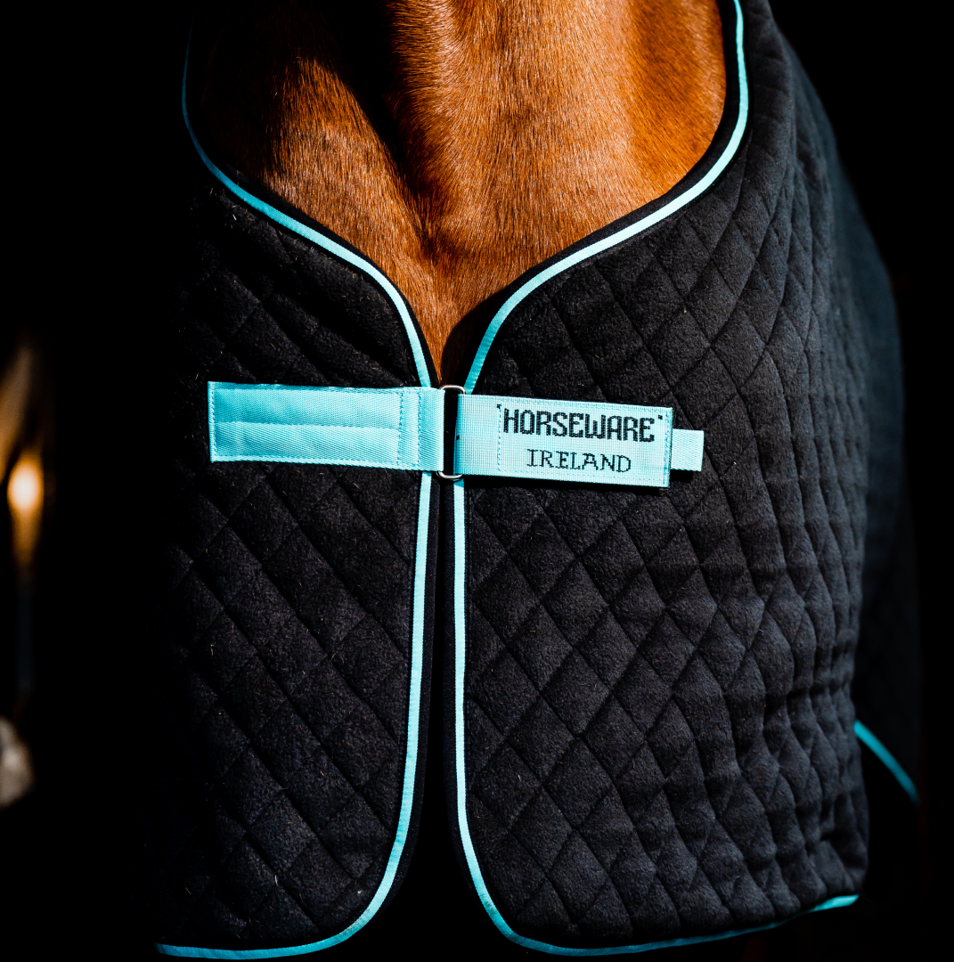 Horseware Ireland Autumn Cooler #colour_black/aqua/silver