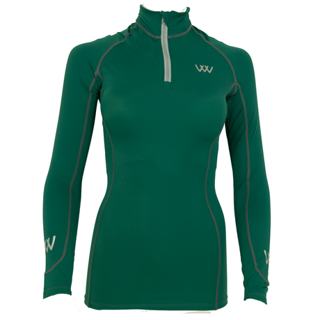 Woof Wear Performance Ladies Riding Shirt #colour_green