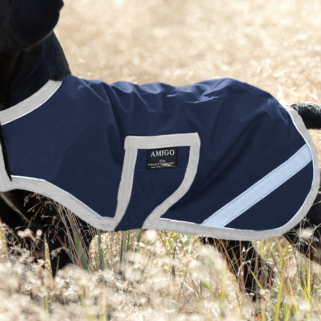 Horseware Ireland Amigo Dog Rug Ripstop #colour_navy-silver