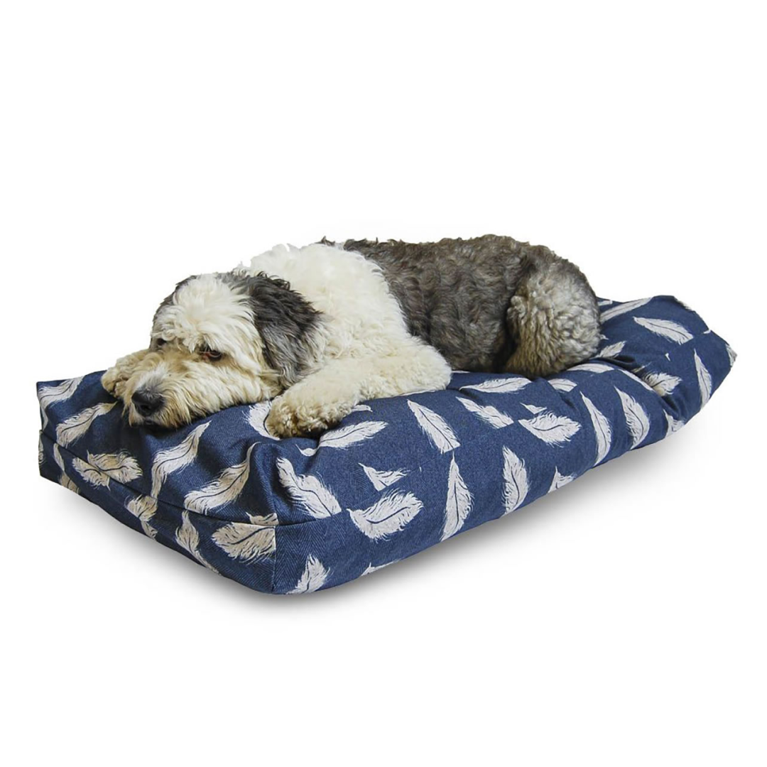 Danish Design Feather Retreat Eco-Wellness Duvet #colour_navy/stone