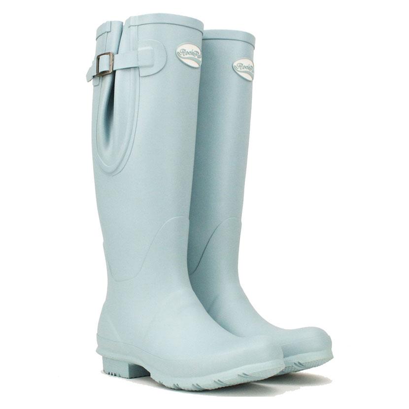 Rockfish Damen-Gummistiefel in hoher Passform, verstellbar, matt