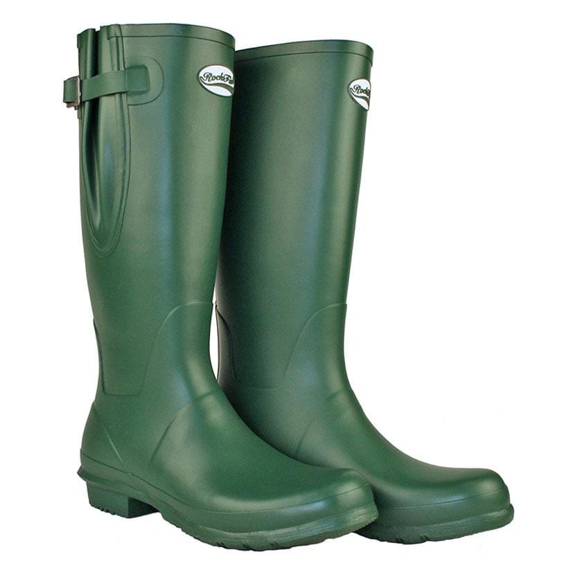 Rockfish Damen-Gummistiefel in hoher Passform, verstellbar, matt