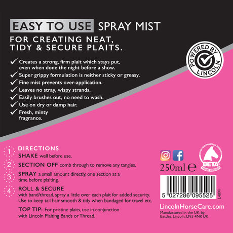 Brume de tressage Lincoln