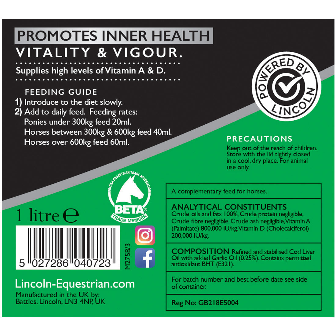 Lincoln Cod Liver Oil & Garlic