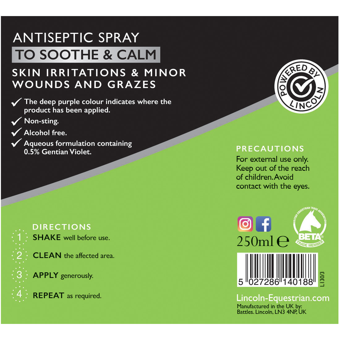 Spray violet Lincoln