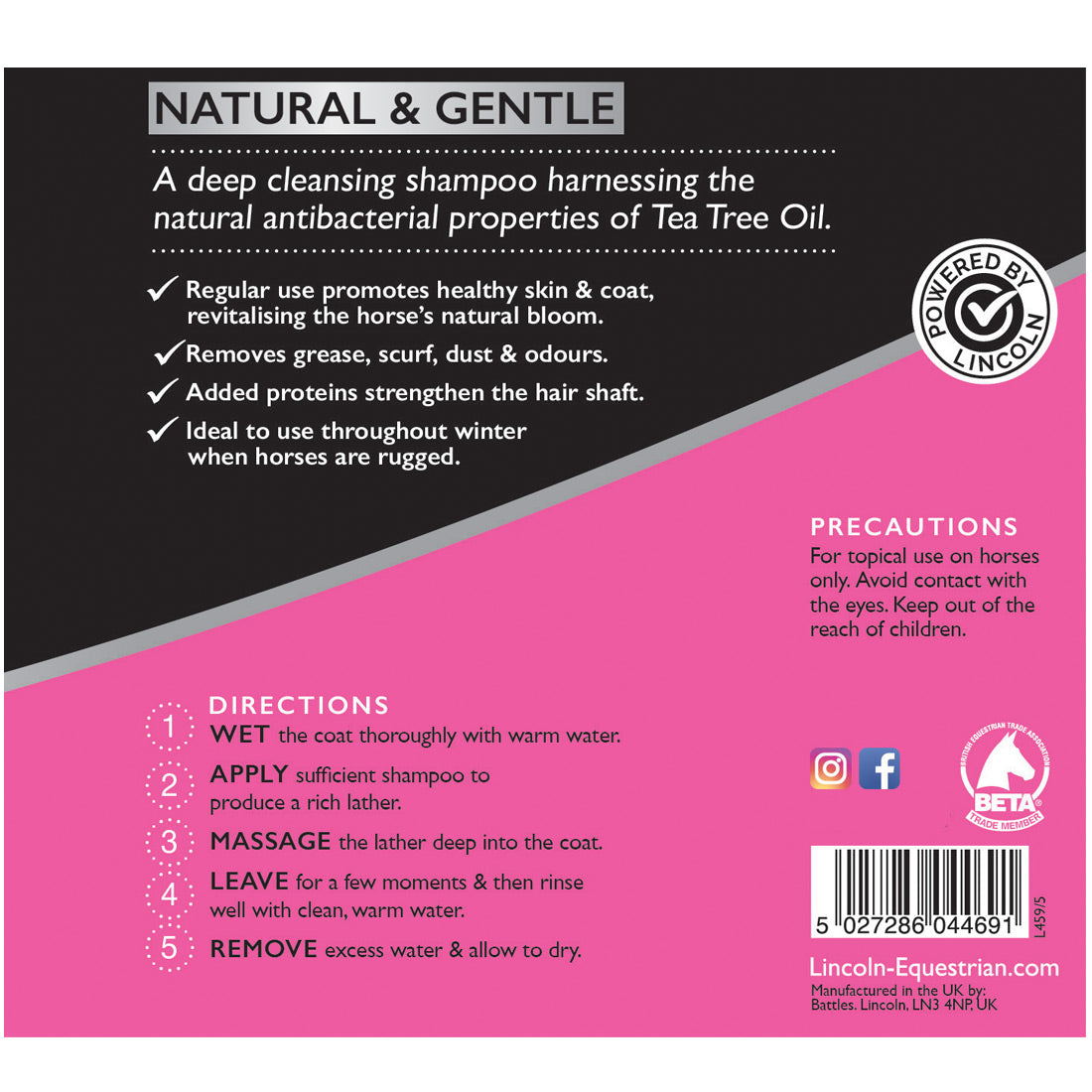 Lincoln Teebaumöl-Shampoo