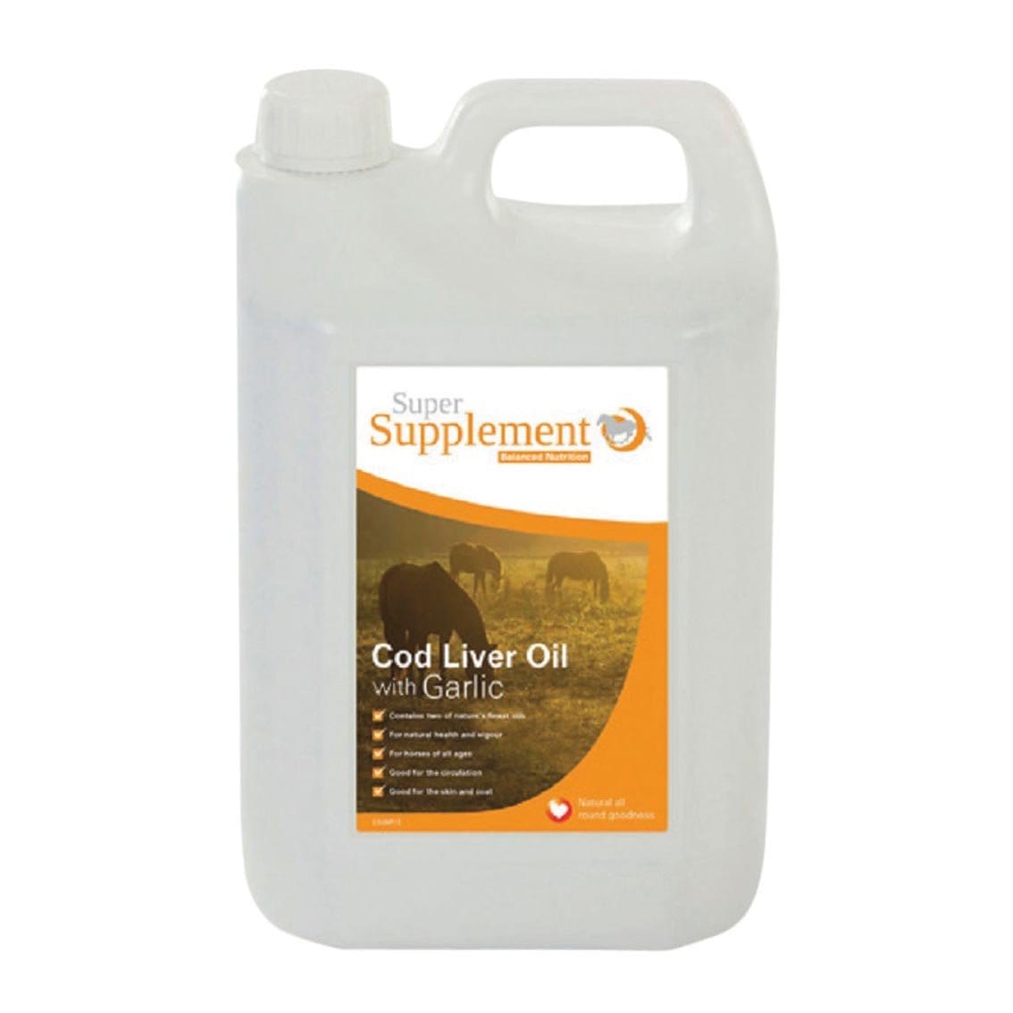 Super Supplement Cod Liver Oil with Garlic