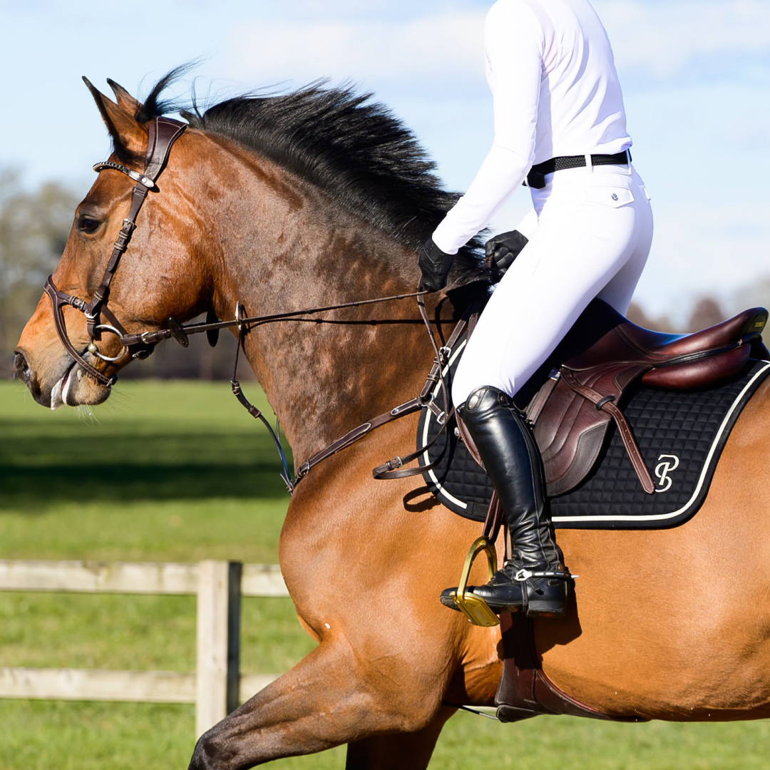PS of Sweden Elite Jump Saddle Pad #colour_black