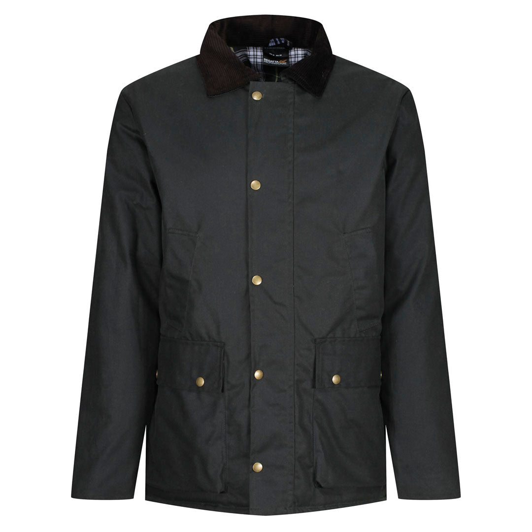 Regatta Professional Pensford Insulated Wax Jacket #colour_dark-green