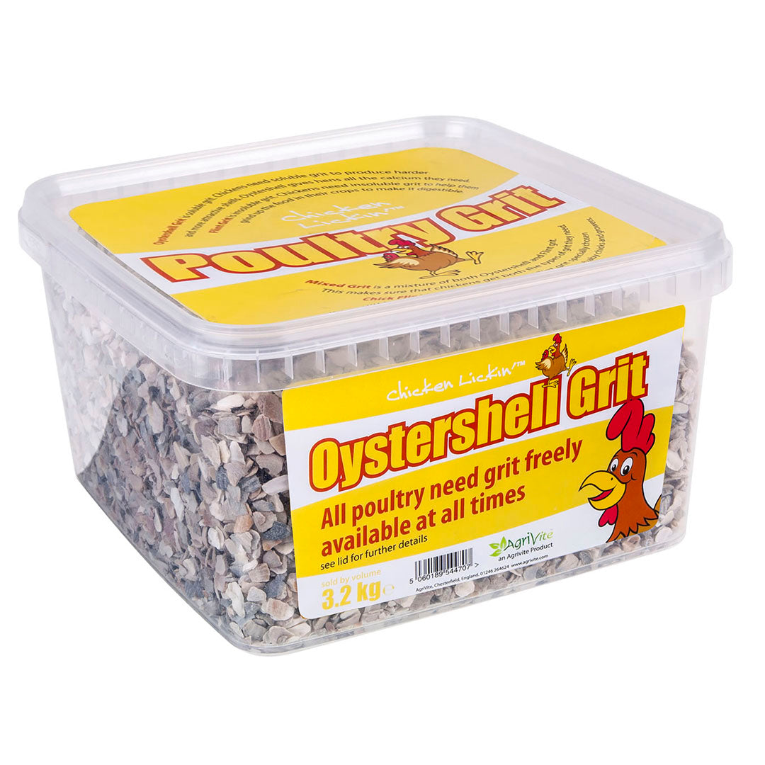 Grit de coquille d'huître à lécher au poulet