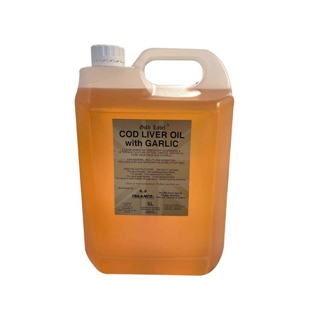 Huile de foie de morue Gold Label à l'ail