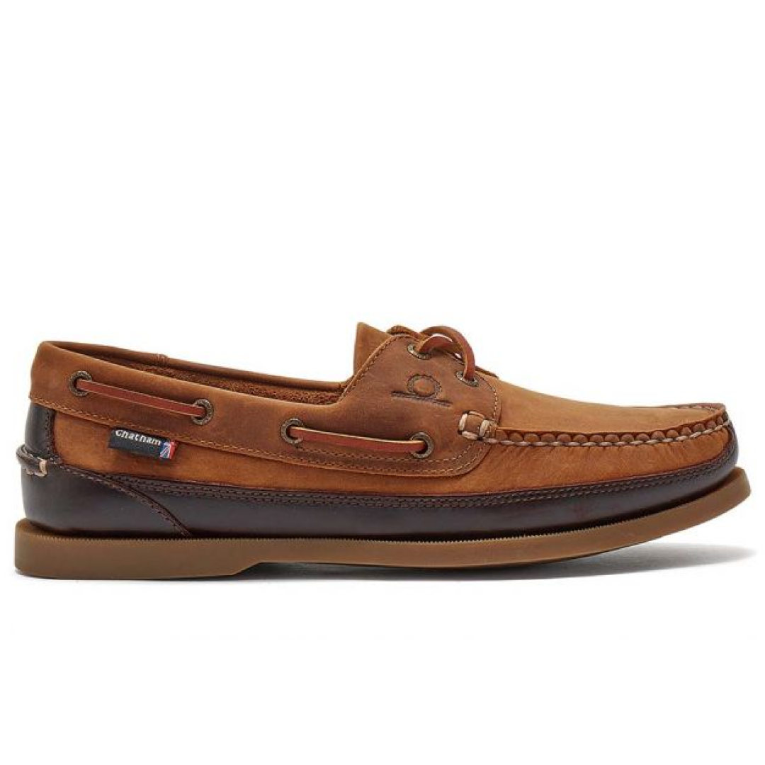 Chatham Kayak II G2 Leather Boat Shoes#colour_walnut-seahorse