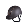 HKM Lady Shield Riding Helmet #colour_brown-rose-gold