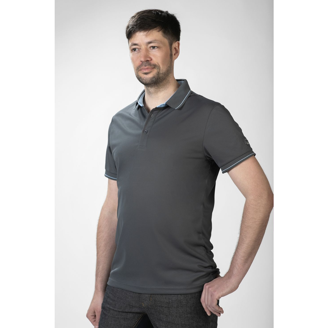 HKM Classico Men's Polo Shirt #colour_deep-grey