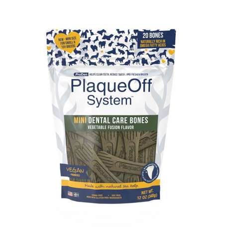 Plaqueoff Mini Dental Care Bones #flavour_vegetable-fusion
