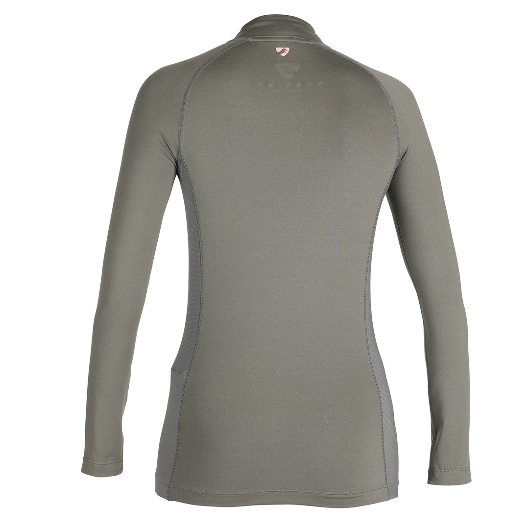 Shires Aubrion Ladies Revive Long Sleeve Base Layer #colour_olive