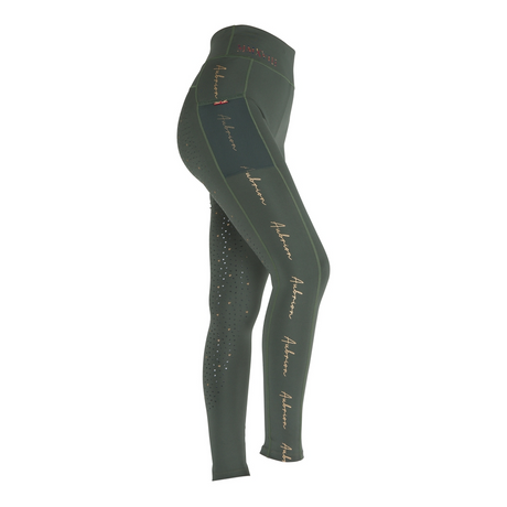 Shires Aubrion Team Riding Tights #colour_khaki