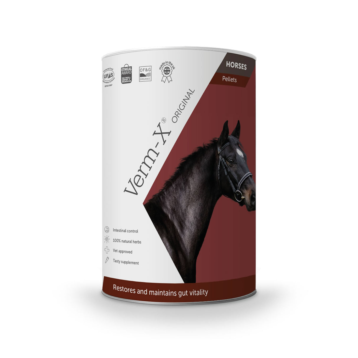 Granulés à base de plantes Verm-X pour chevaux et poneys