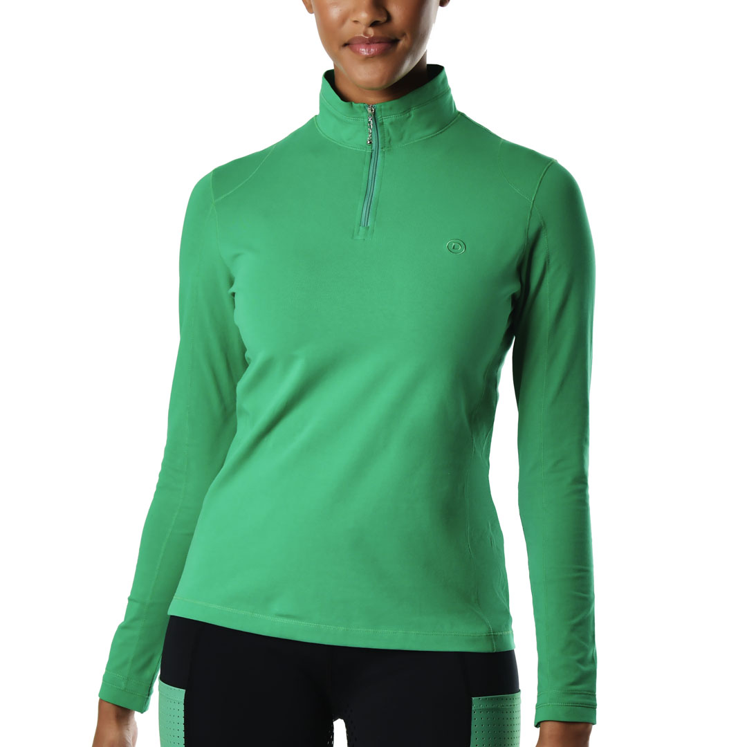 Dublin Giana Long Sleeve Ladies Base Layer #colour_emerald