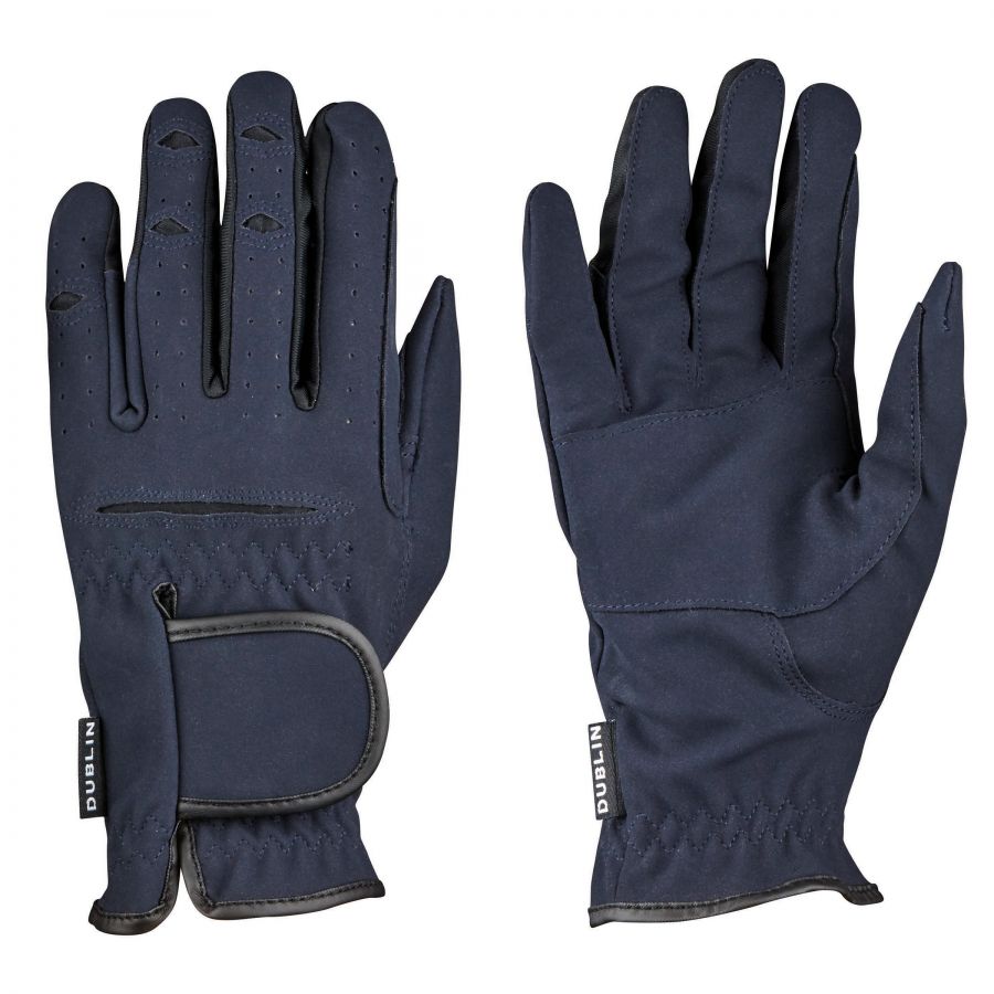 Dublin Everyday Mighty Grip Riding Gloves #colour_navy