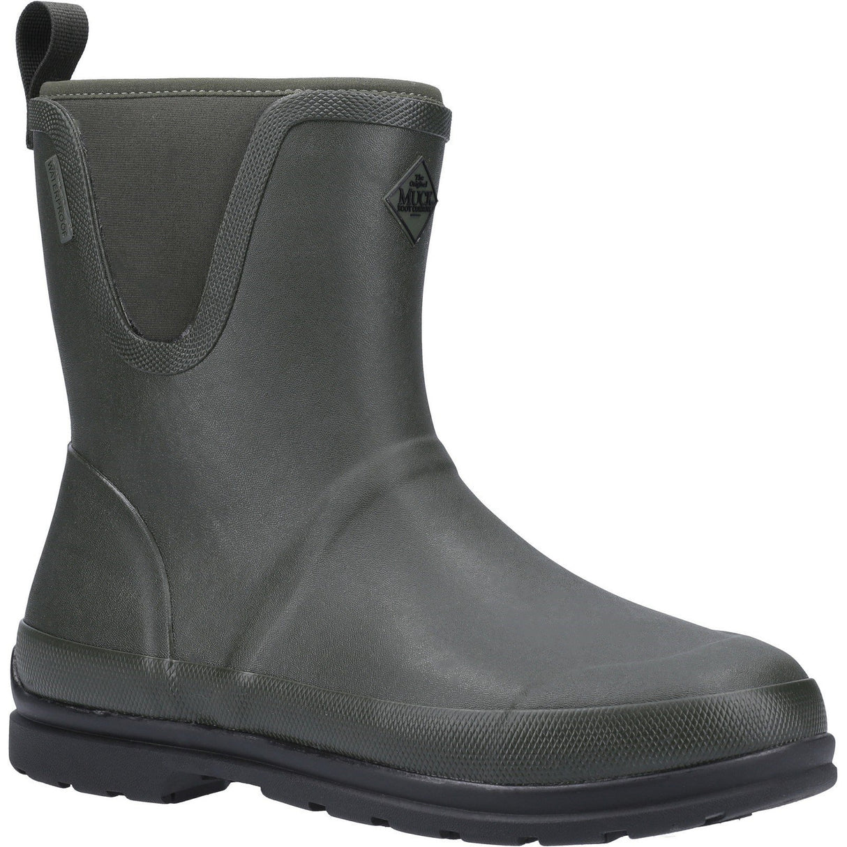 Muck Boot Originals Pull On Mid Wellington Boots #colour_moss