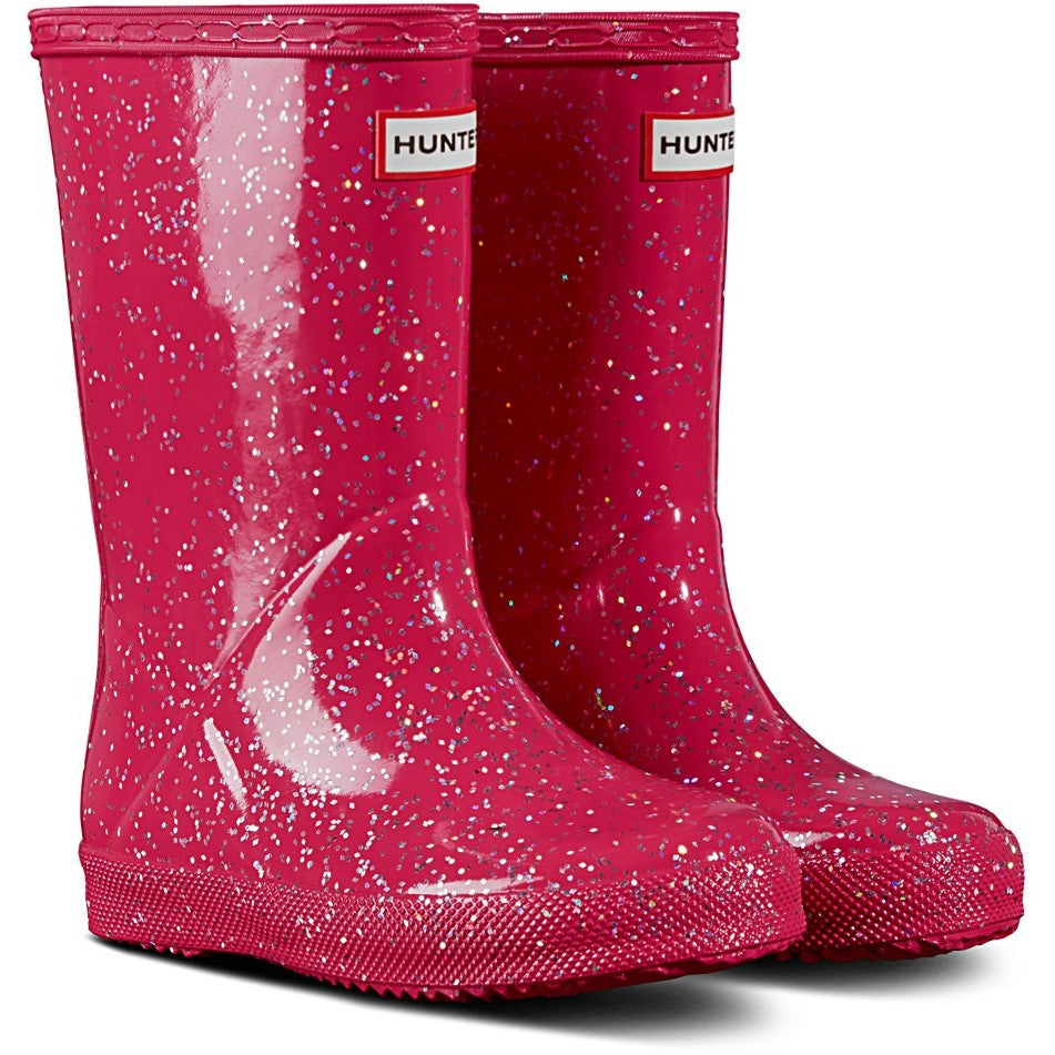 Hunter Kids First Classic Giant Glitter Rain Boots Kid